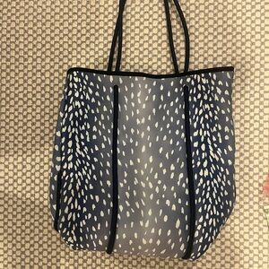 Stylish Blue and White Women's Tote Bag